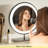 Make Up Round LED Mirror,Touch Swith Standing Vanity Mirror-116826581