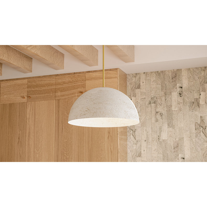 Portia 3-Light Brushed Gold Pendant