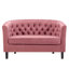 Causeuse en velours argenté Orchid Greta-806005904