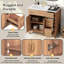 36" Bathroom Vanity Storage Cabinet With Ceramic Sink