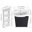 Meuble-lavabo autoportant de 23 po avec lavabo et support de rangement, portes à fermeture douce-1876886948