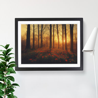 Spring Forest Sunrise Vol.2 - Framed Print