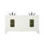 Meuble-lavabo double 66 po blanc antique-1108507116