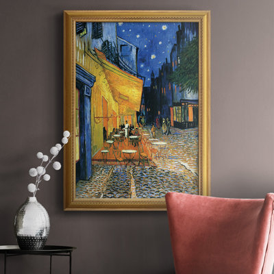 " Cafe Terrace At Night " Painting Print