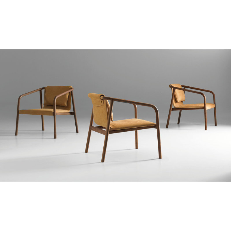 Oslo Lounge Chair, Walnut 870, Modest - Bedazzle