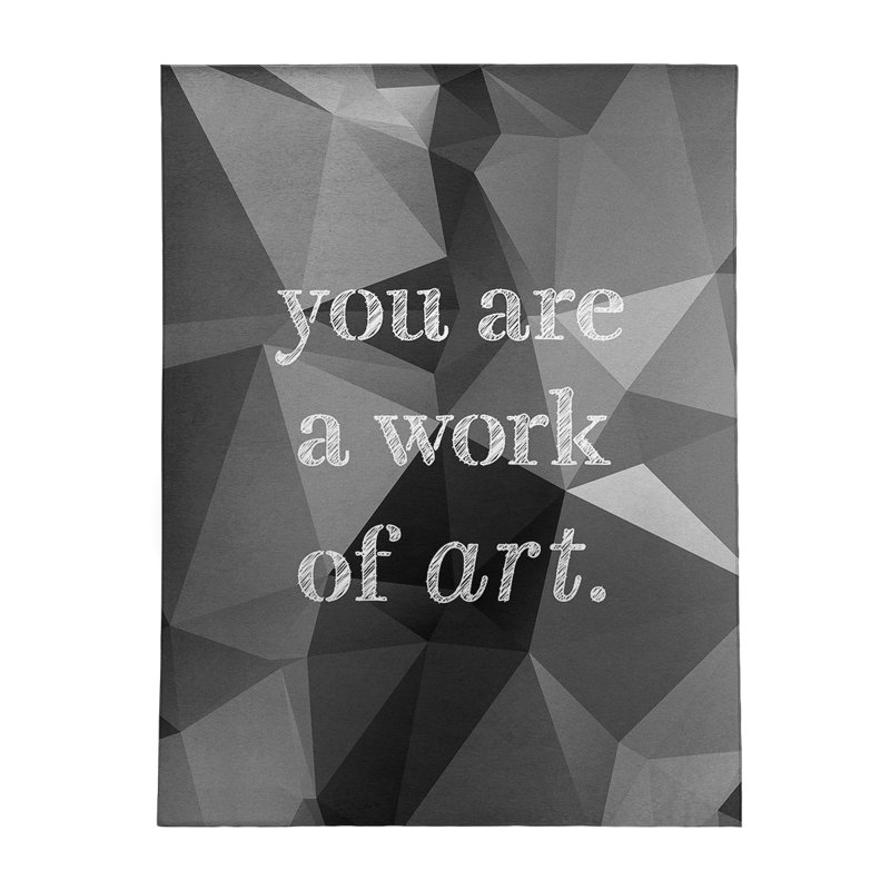 Quotes Chenille Indoor Rug, Rectangle 8' x 10'