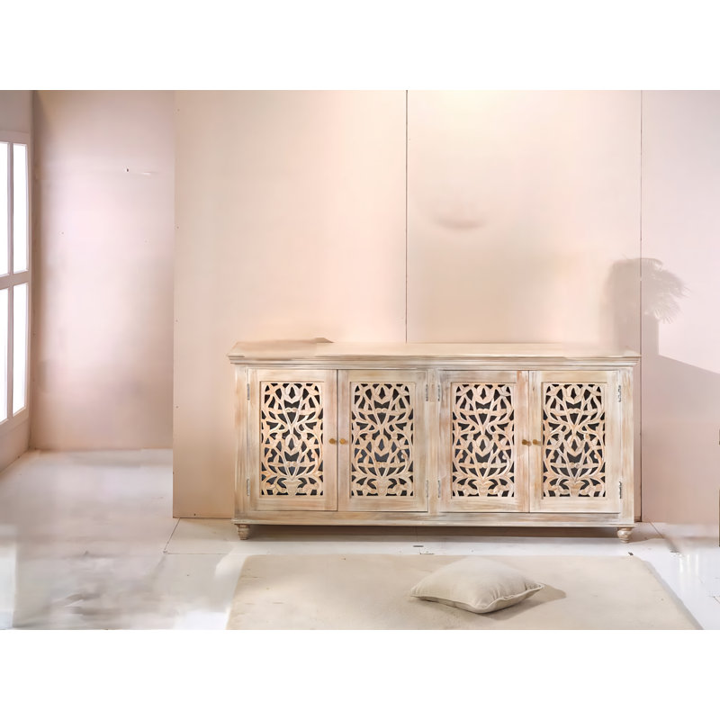 Jarrahne Four Door Wood Sideboard