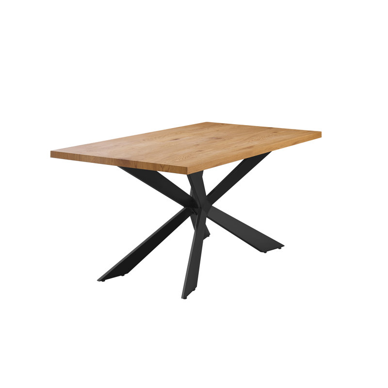 Anisur Dining Table, Brown, Black