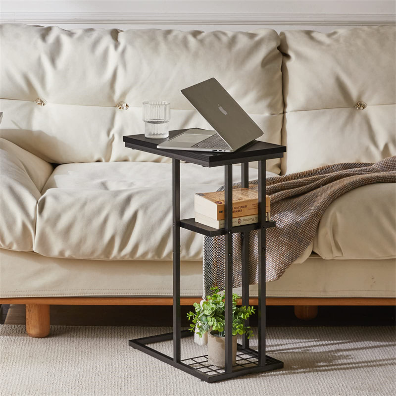 Bobker End Table, Black, Black