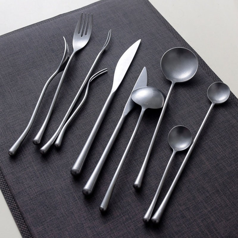 Ensemble de couverts en acier inoxydable Ebern Designs Minire
