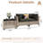 Outdoor Love Seat With Cushion-1454479174