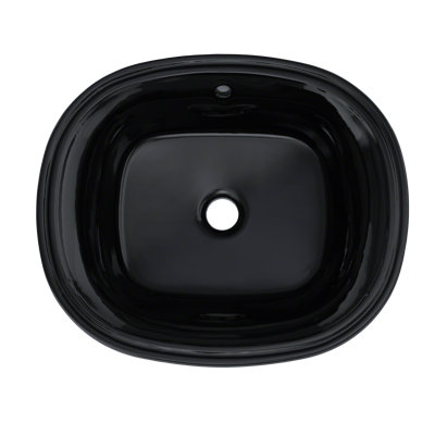 Maris Vitreous China Oval Undermount Bathroom Sink with Overflow