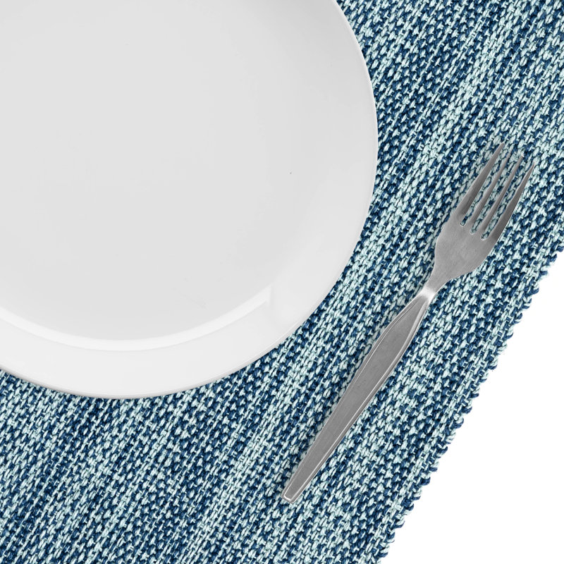 Aaronjacob Cotton Rectangle Table Runnner, Sky