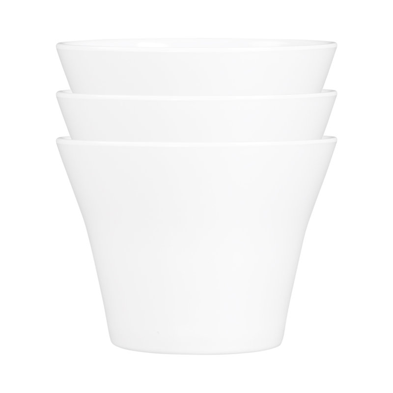 Plastic Round Utensil Crock, 3.37" H x 4.62" W x 4.62" D