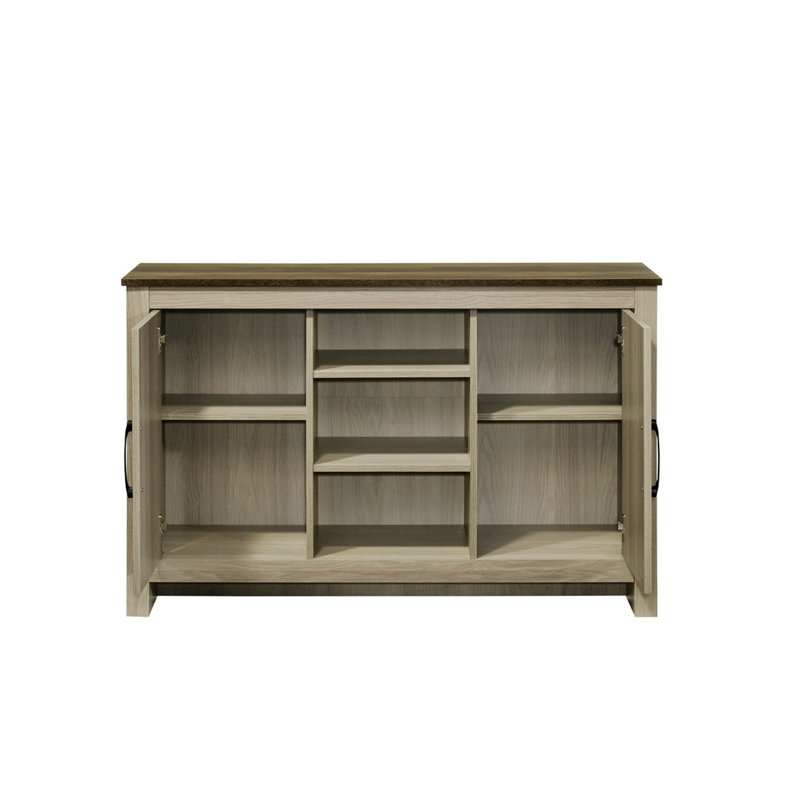 Console Table with Shelves