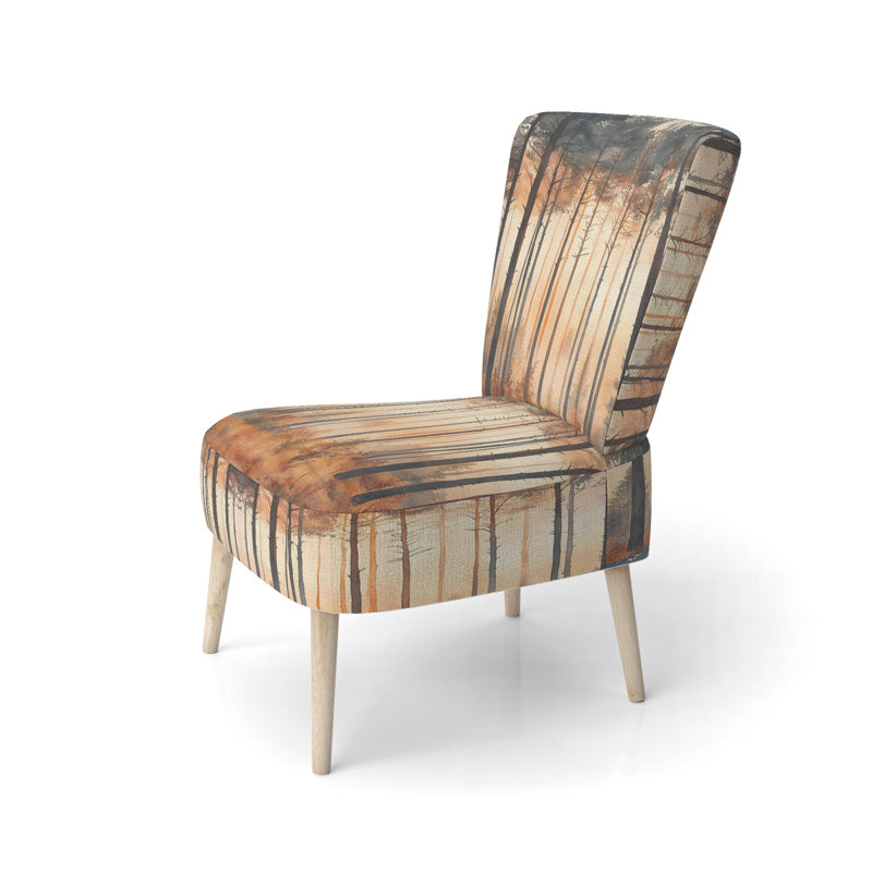 Chaise rembourrée Forest - Chaise d'appoint Whispering Forest Edge, Chaise d'appoint sans accoudoirs