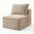 Modern Armless Floor-Hugging Modular Compression Sofa-1292580383