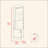 Light Gray 8-Bottle 2-Shelf Bar Cabinet-863242282