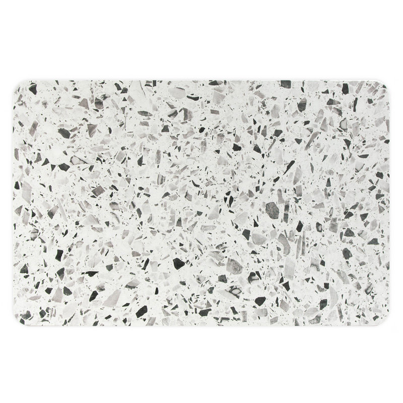 Terrazzo Grey Stone Quick Drying Mat