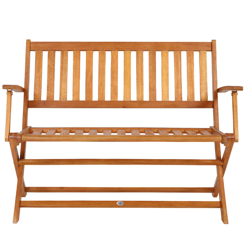 Karla Solid Wood Eucalyptus Outdoor Bench