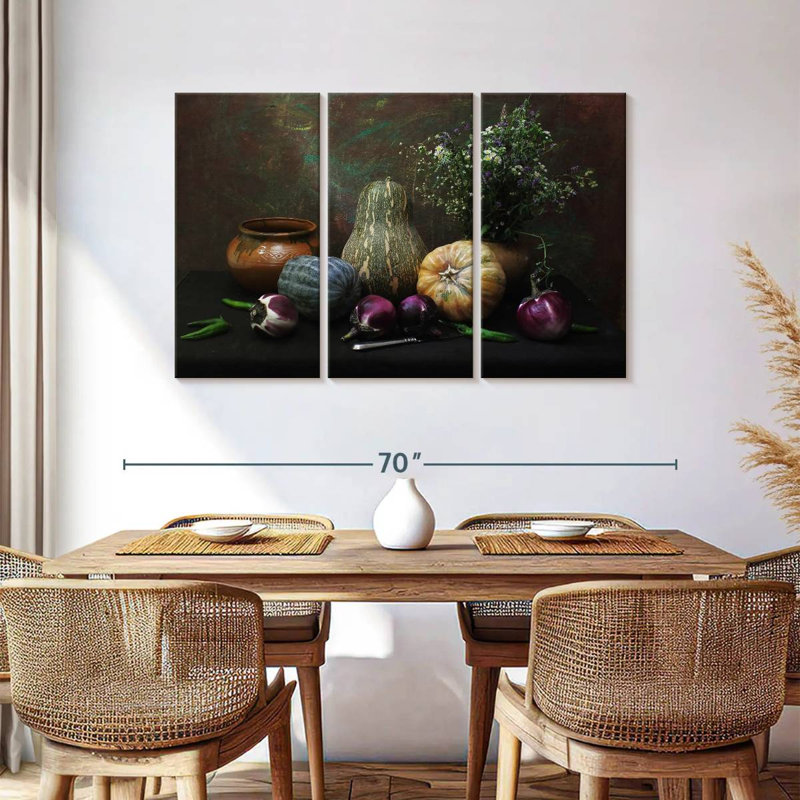 Yarlin Garden Vegetables, 36" H x 57" W