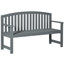 Banc d'extérieur en bois, banc de jardin 2 places avec dossier et accoudoirs, banc de patio, porche, bord de piscine, balcon