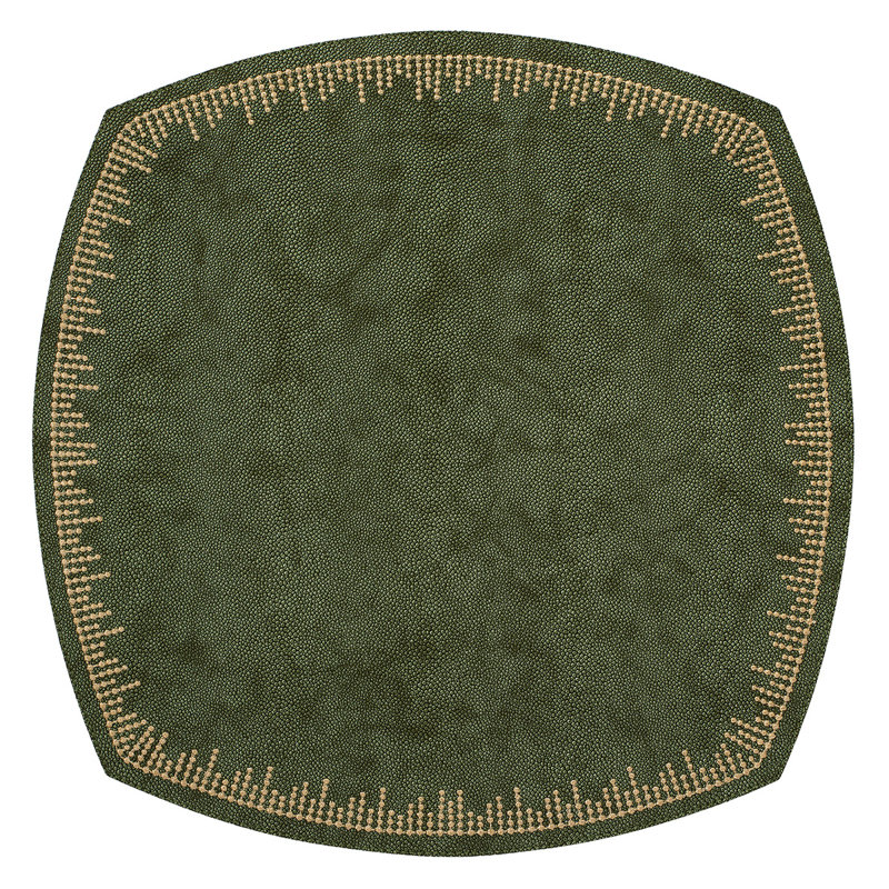 Blaze Placemat Set, Hunter Gold