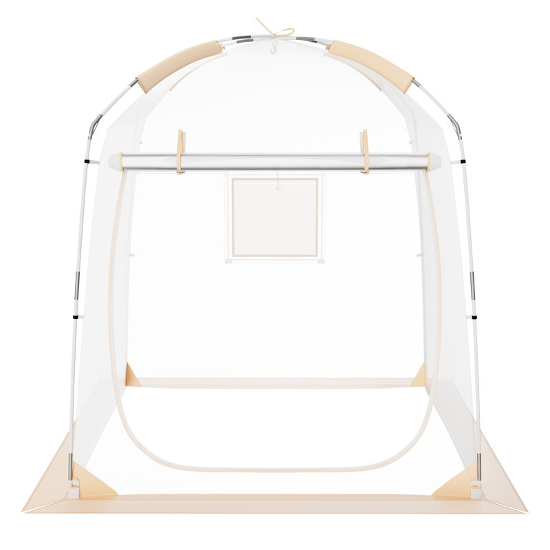 4-Person Clear PVC Camping Bubble Tent with Carry Bag
