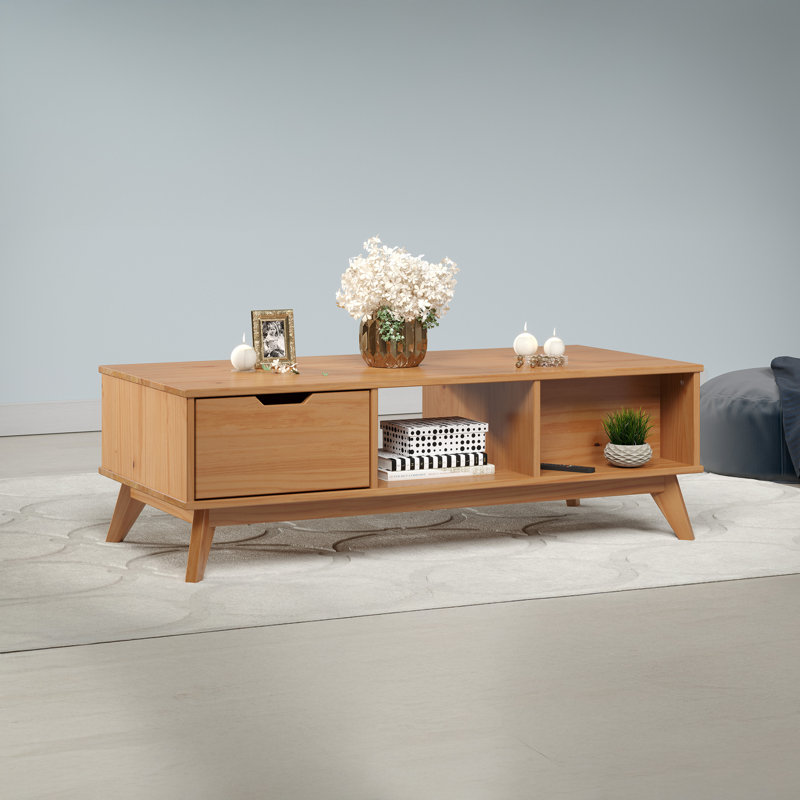 Jara Solid Wood Single Coffee Table