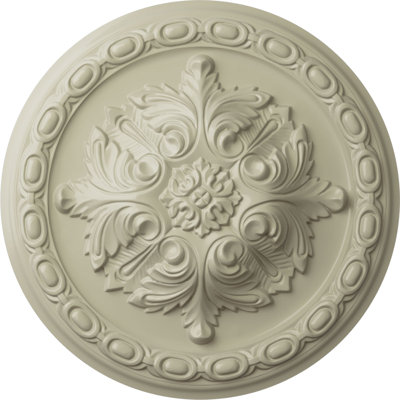 Médaillon de plafond H 11,375 po x l 11,375 po x P 2 po Acanthus