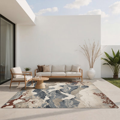 Tapis intérieur et extérieur Crimson Dreams