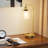 16.5'' Industrial Glass Table Lamp Set with Touch Control, AC Outlet and USB A&C-221599729