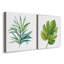 Palmier III - ensemble de 2 reproductions d'art sur toile tendue-990255897