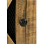 Table de bout en bois massif avec rangement Hultquist et prises intégrées