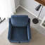 Fauteuil pivotant avec tissu chenille doux-263872706