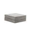 Canapé à compression Mahjong, canapé-lit convertible au sol, canapé modulaire modulaire désossé DIY, aucun assemblage requis, tissu polaire circulaire, 1 repose-pieds, gris clair-497973874