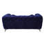 Causeuse en velours bleu Atronia-1859502957