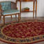 Tapis oriental rouge / bleu marine Clarence-20963736