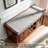 39.37Inch American Style Solid Wood Entryway Storage Bench