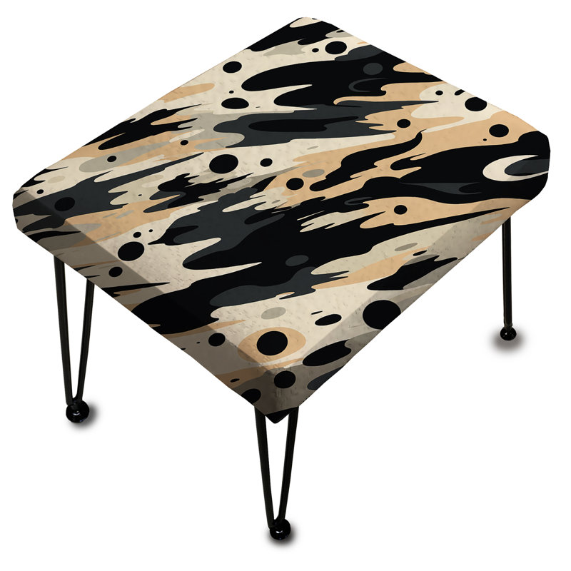 Tribal Fusion - Abstract Rectangle Ottoman