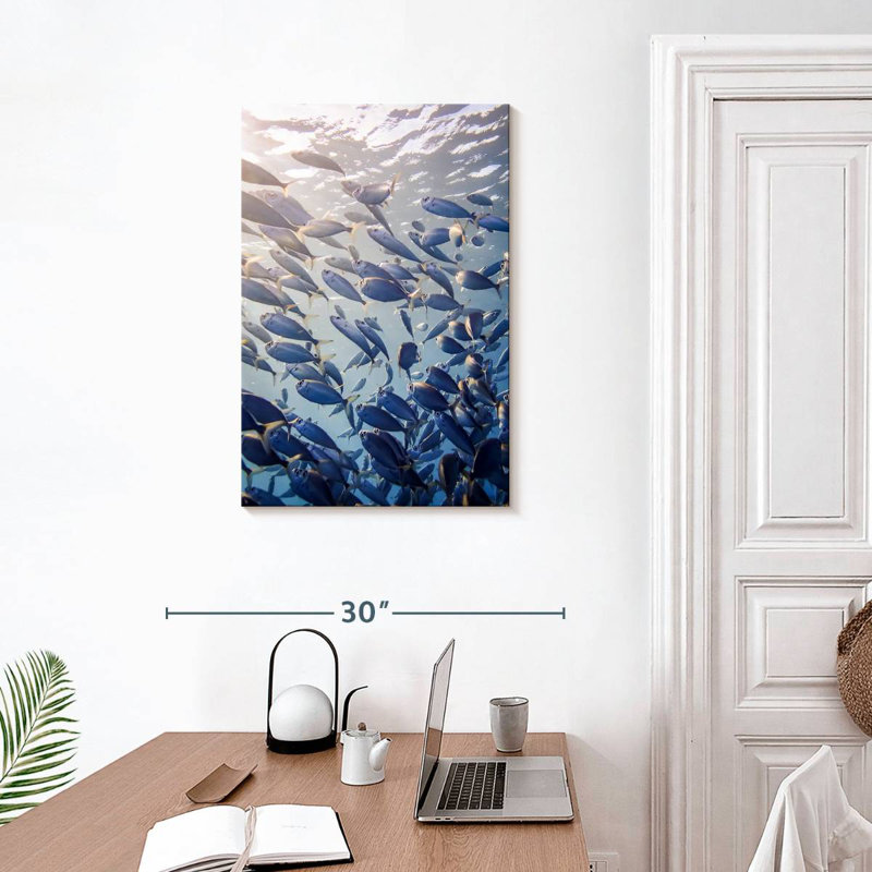 Brampt Curacao Fish, 30" H x 20" W