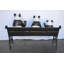 Statue de trois ours panda assis sur un banc en bronze - création intemporelle coulée à la main, L 53 po x l 28 po x H 36 po
