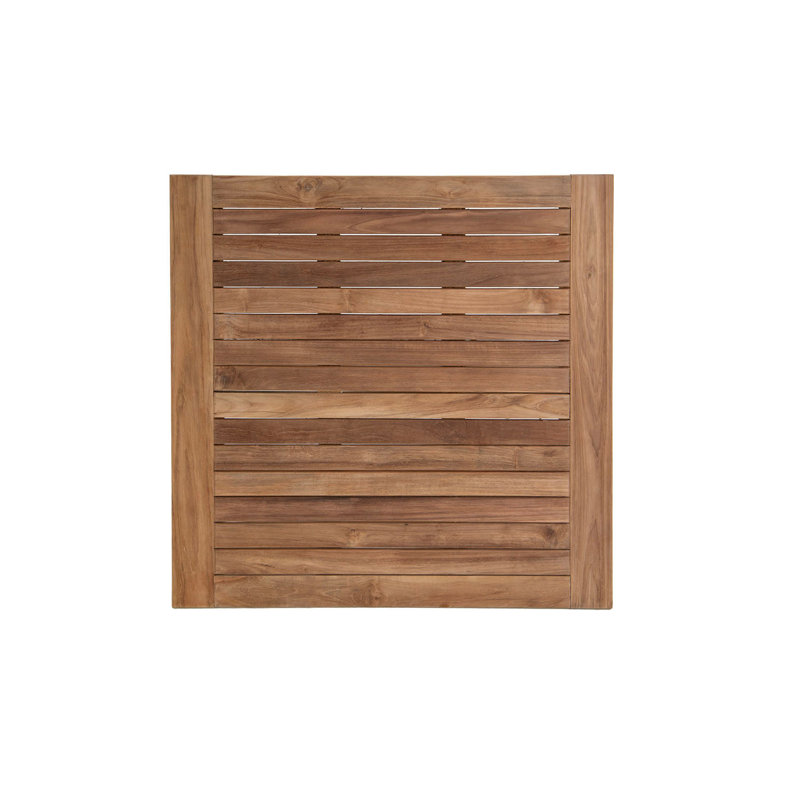 Venice Outdoor Square Teak Chat Table