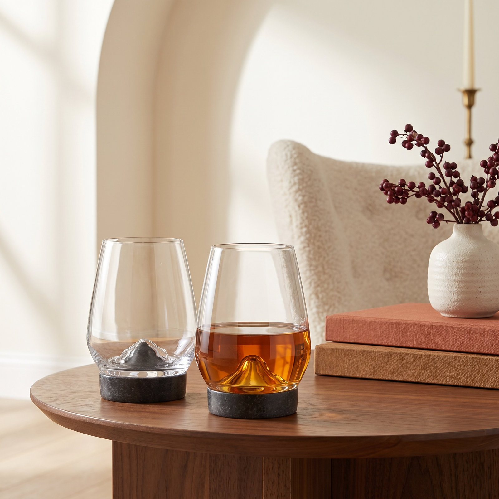 Stone Cold Crystal Wine Glass