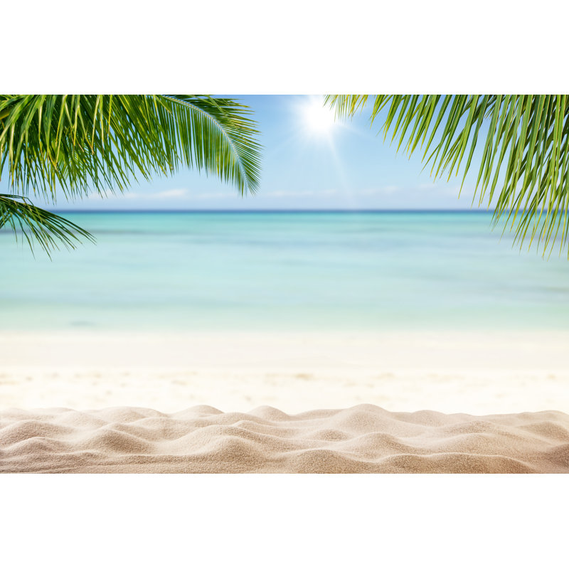 «Summer Sandy Beach» par Jag_Cz - Photographie sur toile tendue, L 12 po x H 8 po
