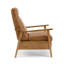 Fauteuil inclinable à accoudoirs en bois