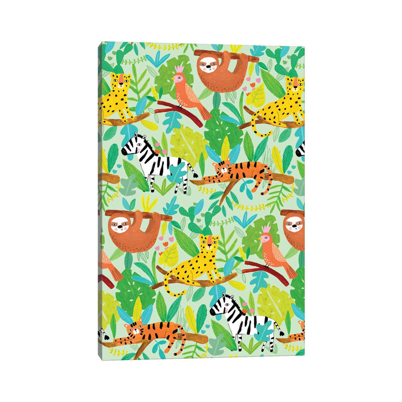 Everyday Totally Tropical I by Lisa Barlow - Wrapped Canvas Print, 20.32 cm H x 30.48 cm W