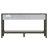 62.2'' Farmhouse Entryway Table With 3 Drawers, Painted Console Table With Bottom Shelf & Iron Handles, Minimalist Sofa Table For Living Room, Hallway, Kitchen, Bedroom, Office-1495601240