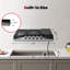 Plaque de cuisson au gaz à 5 brûleurs avec plaque chauffante en acier inoxydable Master Series 30 po Master Series
