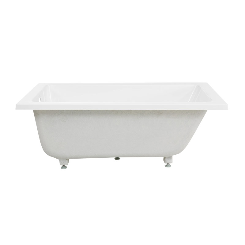 Voltaire 54" x 30" Reversible Drain Drop-In Bathtub, White